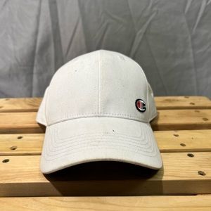 White Champion hat